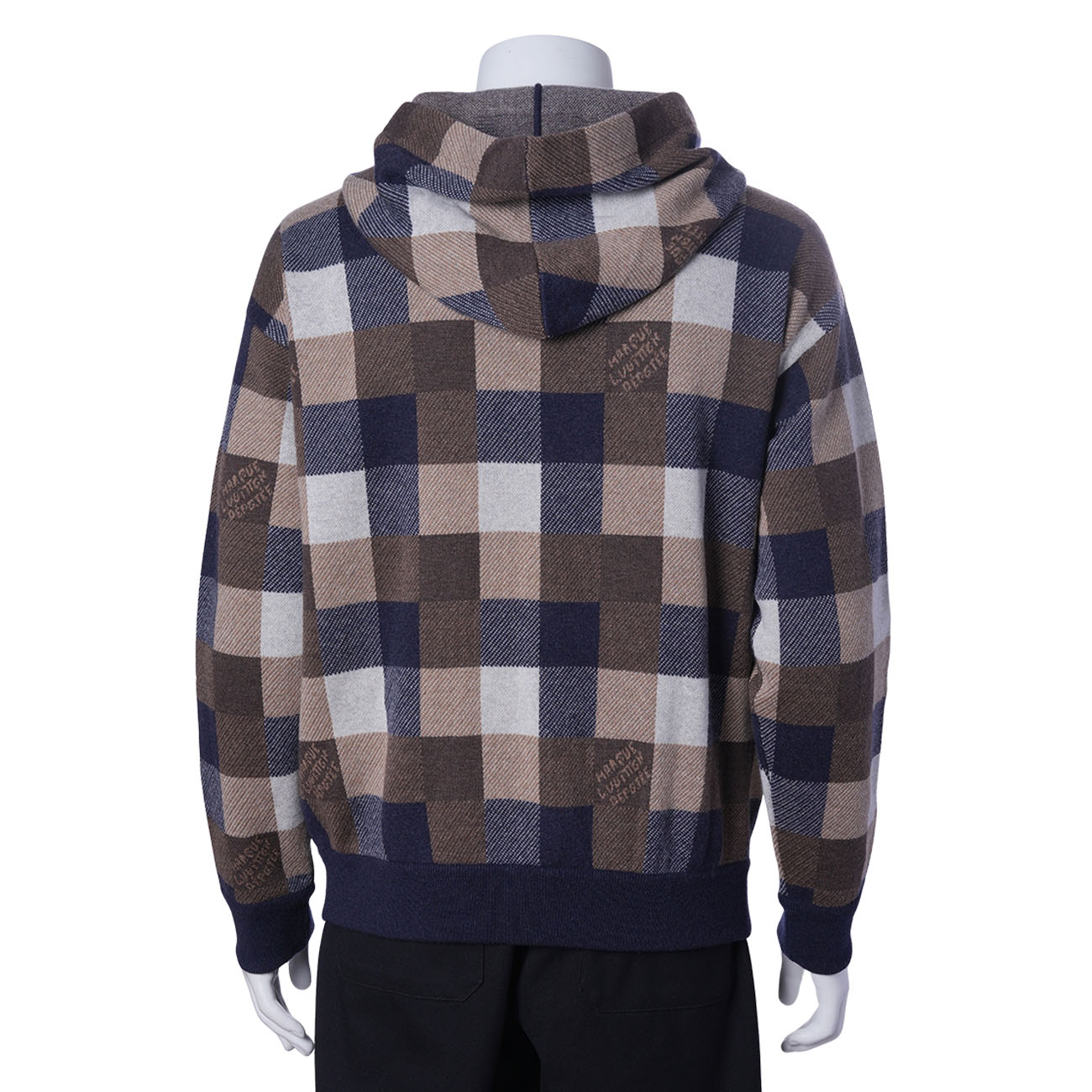 LOUIS VUITTON(USED)루이비통 1AFXJU 체크 후드티 #S0